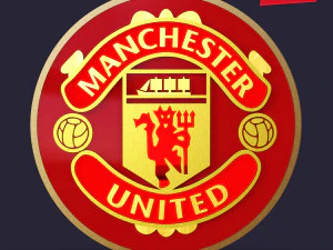 Manchester United logo 3D Print Model