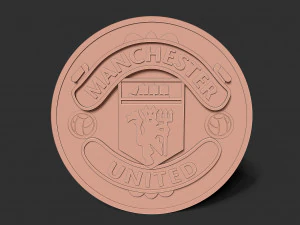 Manchester United logo 3D Print Model