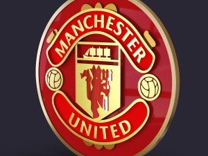 Manchester United logo Modèles 3D en vedette