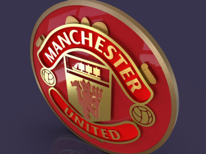 Manchester United logo Modèles 3D en vedette
