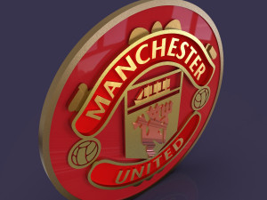 Manchester United logo Modèles 3D en vedette