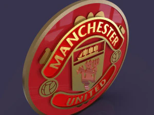 Manchester United logo 3D Print Model