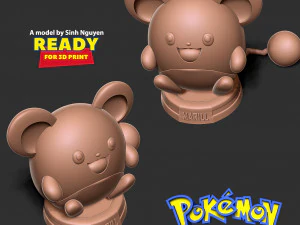 Marill - Pokemon Fanart 3D Print Model