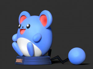 Marill - Pokemon Fanart 3D Print Model