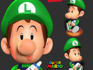 Baby Luigi 3D-printmodel