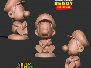 Baby Luigi 3D-printmodel
