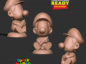 Baby Luigi 3D Print Model