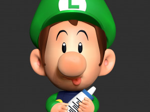 Baby Luigi 3D-printmodel