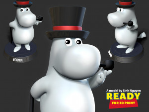 Moominpappa Modello di stampa 3D