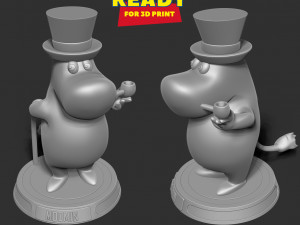 Moominpappa Modello di stampa 3D