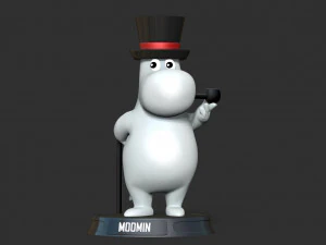 Moominpappa 3D Print Model