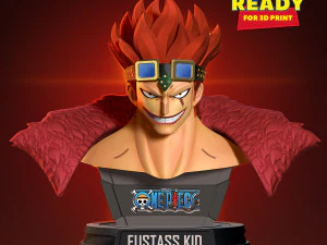 Busto de criança Eustass Modelo de Impressão 3D