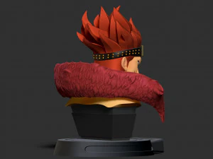 ユースタス・キッドの胸像 3Dプリントモデル