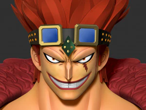 ユースタス・キッドの胸像 3Dプリントモデル