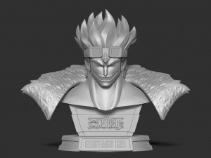 Busto di Eustass Kid Modello di stampa 3D