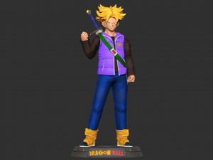 Come on baby - Trunks 3D 打印模型