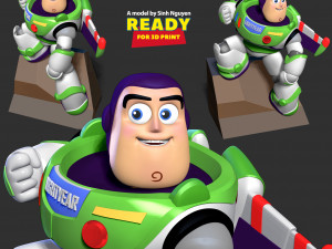 Buzz Lightyear Fanart 3D Print Model