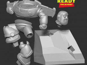 Buzz Lightyear Fanart 3D Print Model