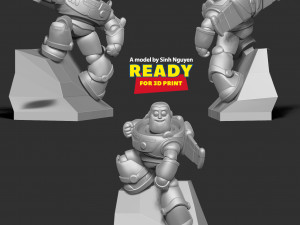 Buzz Lightyear Fanart 3D Print Model