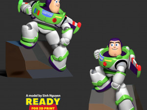 Buzz Lightyear Fanart 3D Print Model