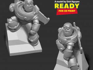 Buzz Lightyear Fanart 3D Print Model