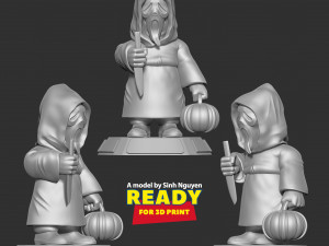 Ghostface 3D Print Model