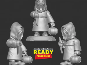 Faccia da fantasma Modello di stampa 3D