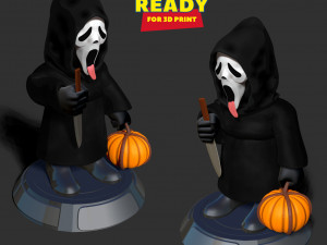 Ghostface 3D Print Model