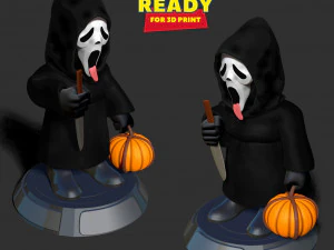 Faccia da fantasma Modello di stampa 3D