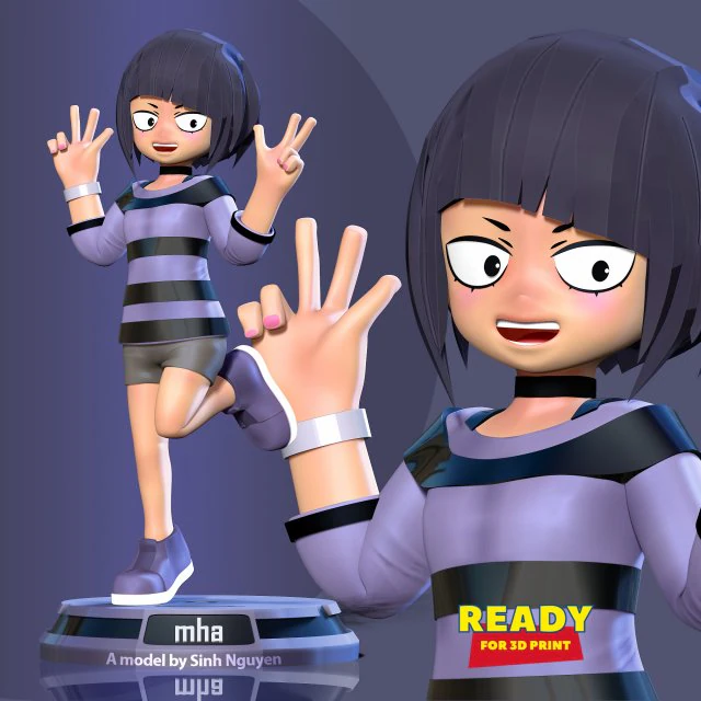 Kid Kyoka Jiro 3D Print Model .c4d .max .obj .3ds .fbx .stl .blend 