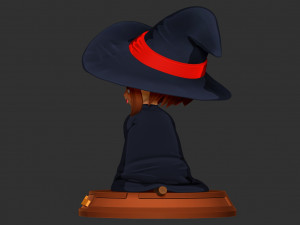 Witch chibi 3D प्रिंट मॉडल