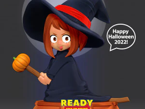 Witch chibi 3D Print Model