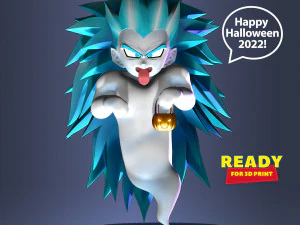 Gotenks fantasma SSJ3 con Halloween Modelo de impresión 3D