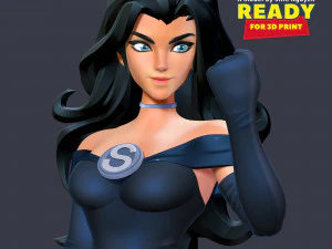 Superwoman Stylized 3D Print Model