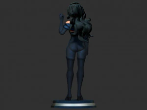 Superwoman Stylized 3D Print Model