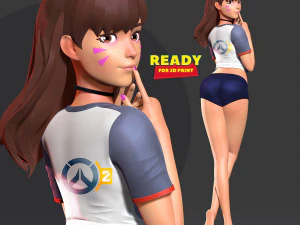 DVa - Hayran Sanatı 3D Baskı Modeli