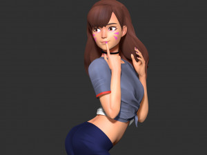 DVa - Fanart Model do druku 3D
