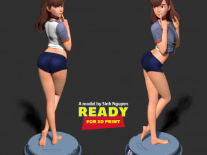 DVa - Fanart Model do druku 3D