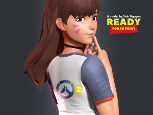 DVa - Fanart Model do druku 3D