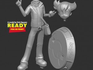 Barry - Pokemon Fanart 3D Print Model