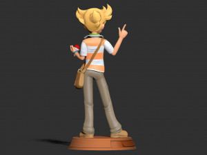 Barry - Pokemon Fanart 3D Print Model