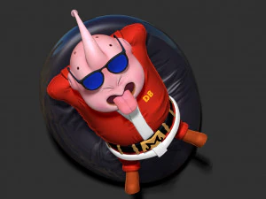 Santa Buu resting 3D Print Model