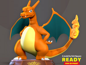 Charizard - Pokemon Unite 3D 打印模型