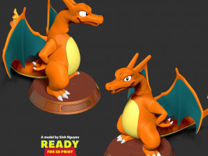 Charizard - Pokemon Unite 3D 打印模型