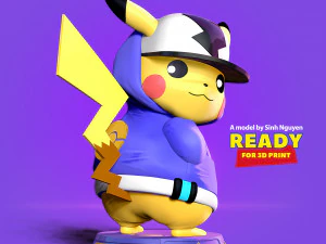 Пікачу Хіп-хоп 3D Принт Модель