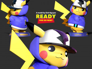 Pikachu Hip-hop 3D 打印模型