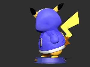 Pikachu Hip-hop 3D Print Model