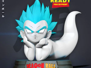 Fantasma Gotenks descansando Modelo de Impressão 3D