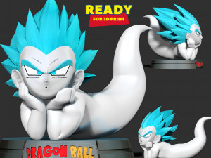 Ghost Gotenks resting Modèles 3D en vedette