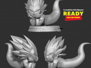 Ghost Gotenks resting Modèles 3D en vedette